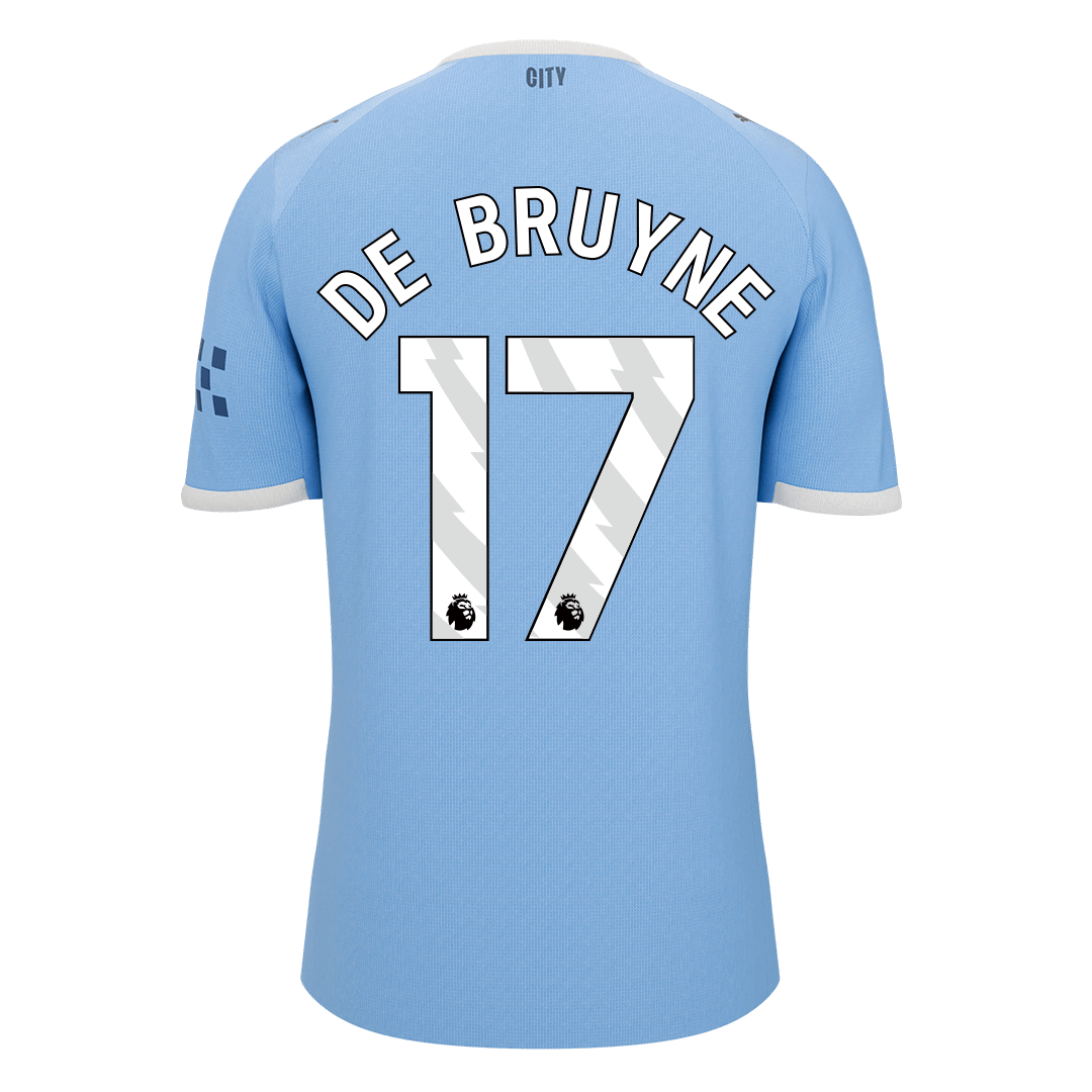 DE BRUYNE #17 Manchester City Tröja 2025/26 Hemma Premium Blå-10