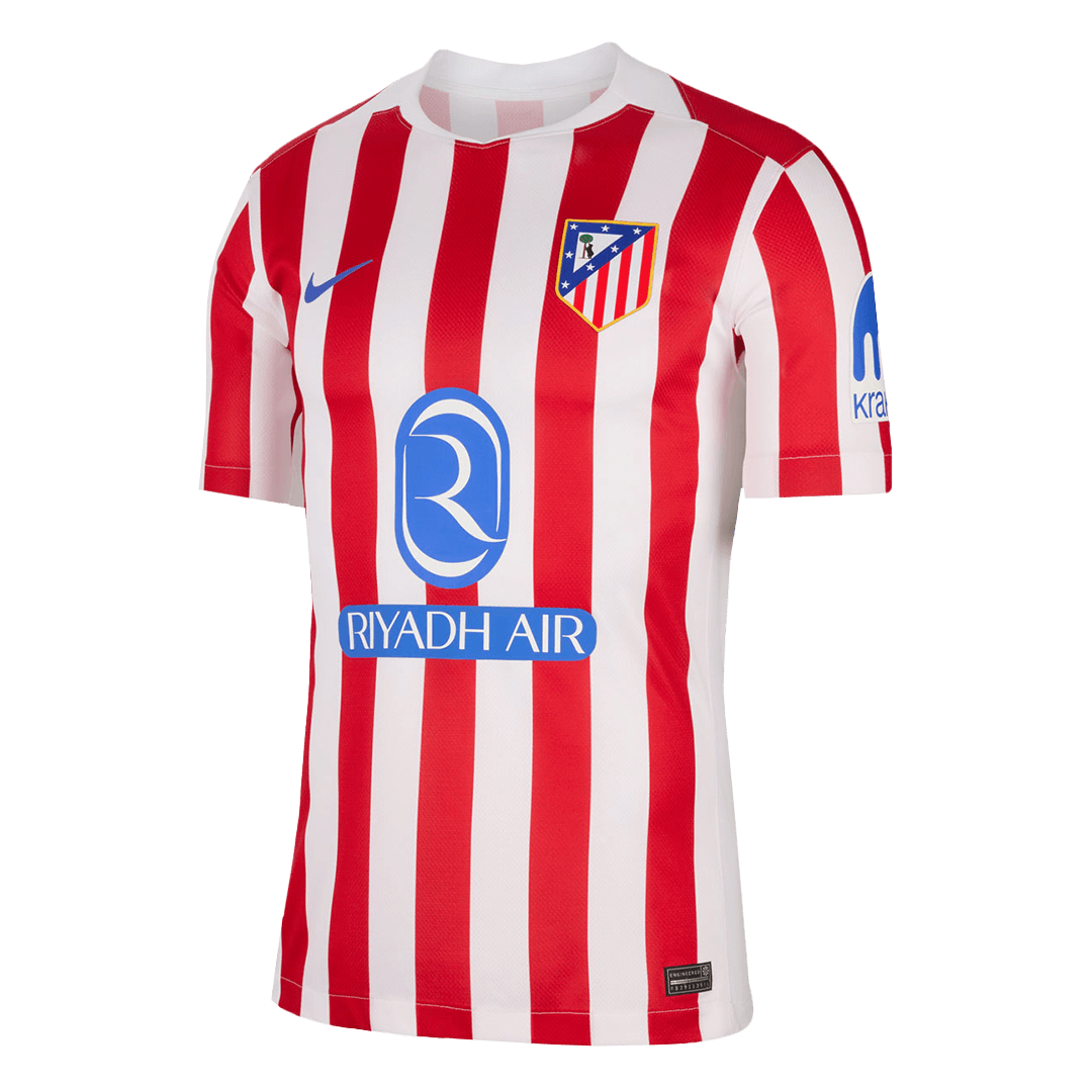 Atletico Madrid Tröja GRIEZMANN #7 2025/26 Hemma Röd & Vit