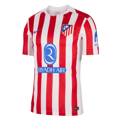 Atletico Madrid Tröja GRIEZMANN #7 2025/26 Hemma Röd & Vit-12