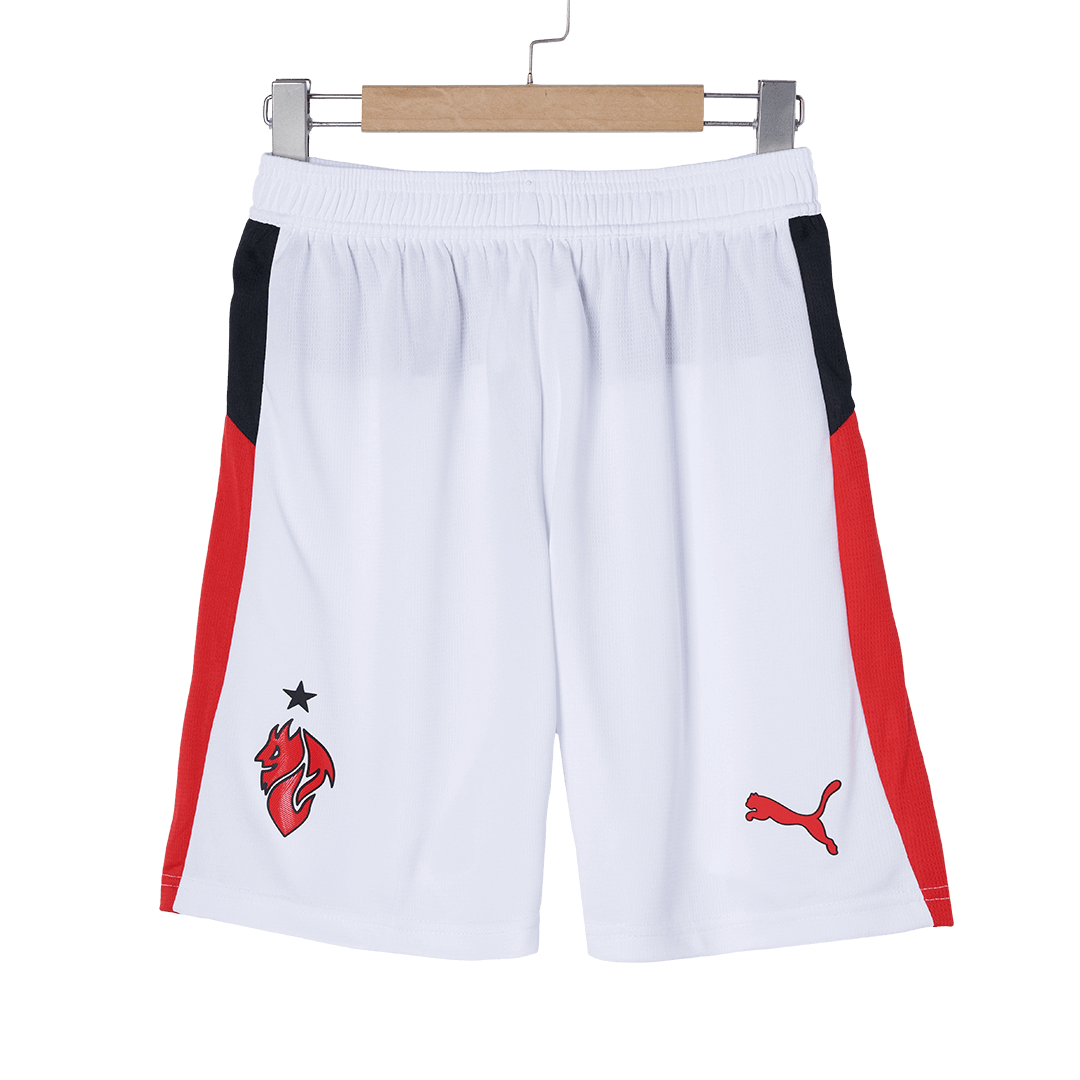 AC Milan Shorts 2025/26 Borta Vit-7