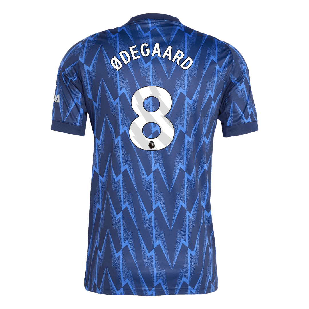 Arsenal Tröja ØDEGAARD #8 2025/26 Borta Blå-11