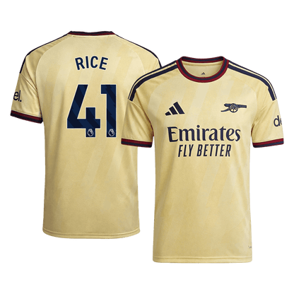 Arsenal Tröja RICE #41 2026/27 Tredje Autentisk Gul