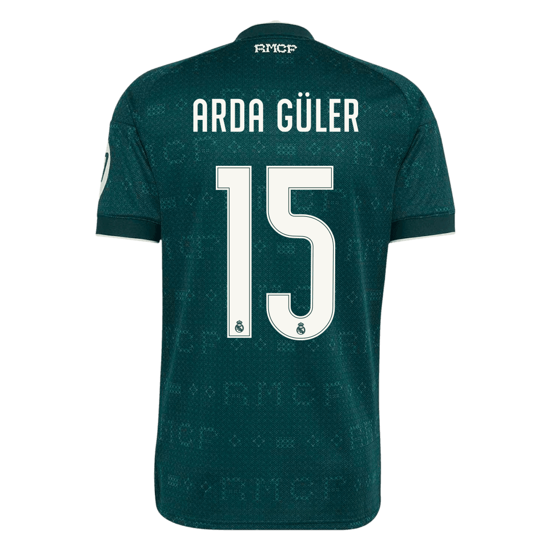 Real Madrid Tröja ARDA GÜLER #15 2026/27 Borta Grön