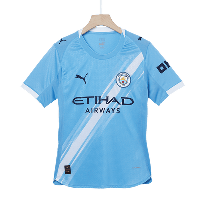 Manchester City Tröja HAALAND #9 2025/26 Hemma Blå-12