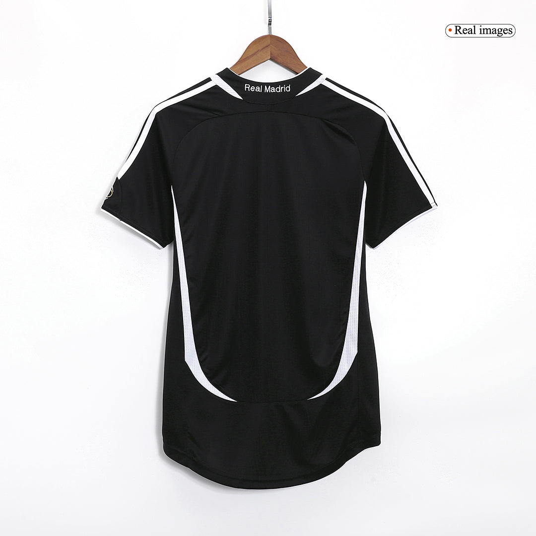 Real Madrid Bortatröja 2006/07 Retro Tröja
 Svart