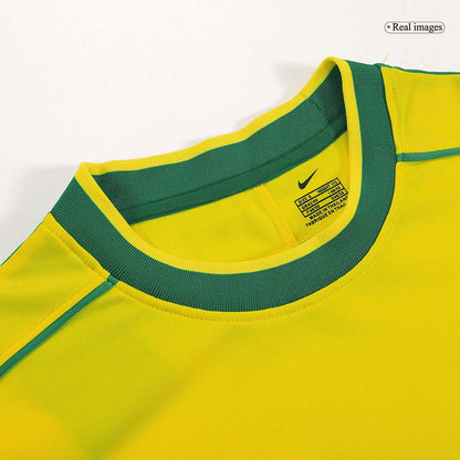 Brasilien Hemmatröja 1998 Retro Tröja
 Gul-7