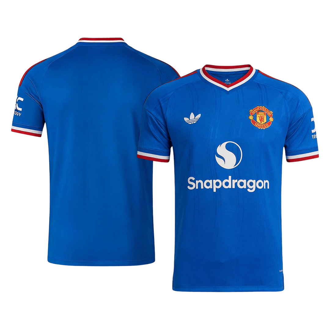 Manchester United Tröja 2026/27 Borta Autentisk Blå