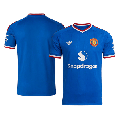 Manchester United Tröja 2026/27 Borta Autentisk Blå-2