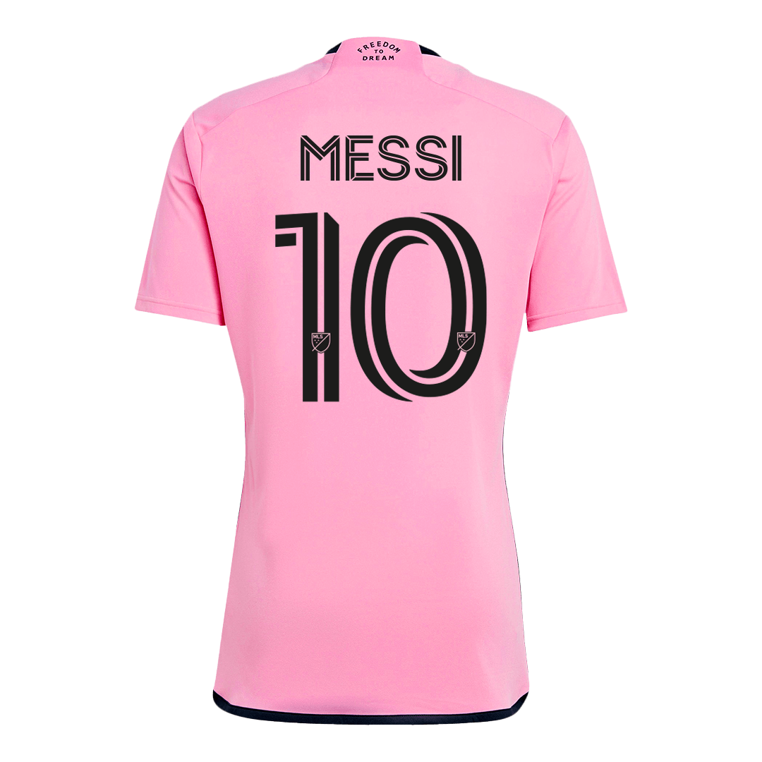 Inter Miami CF Tröja MESSI #10 Hemmaställ 2024/25 Rosa