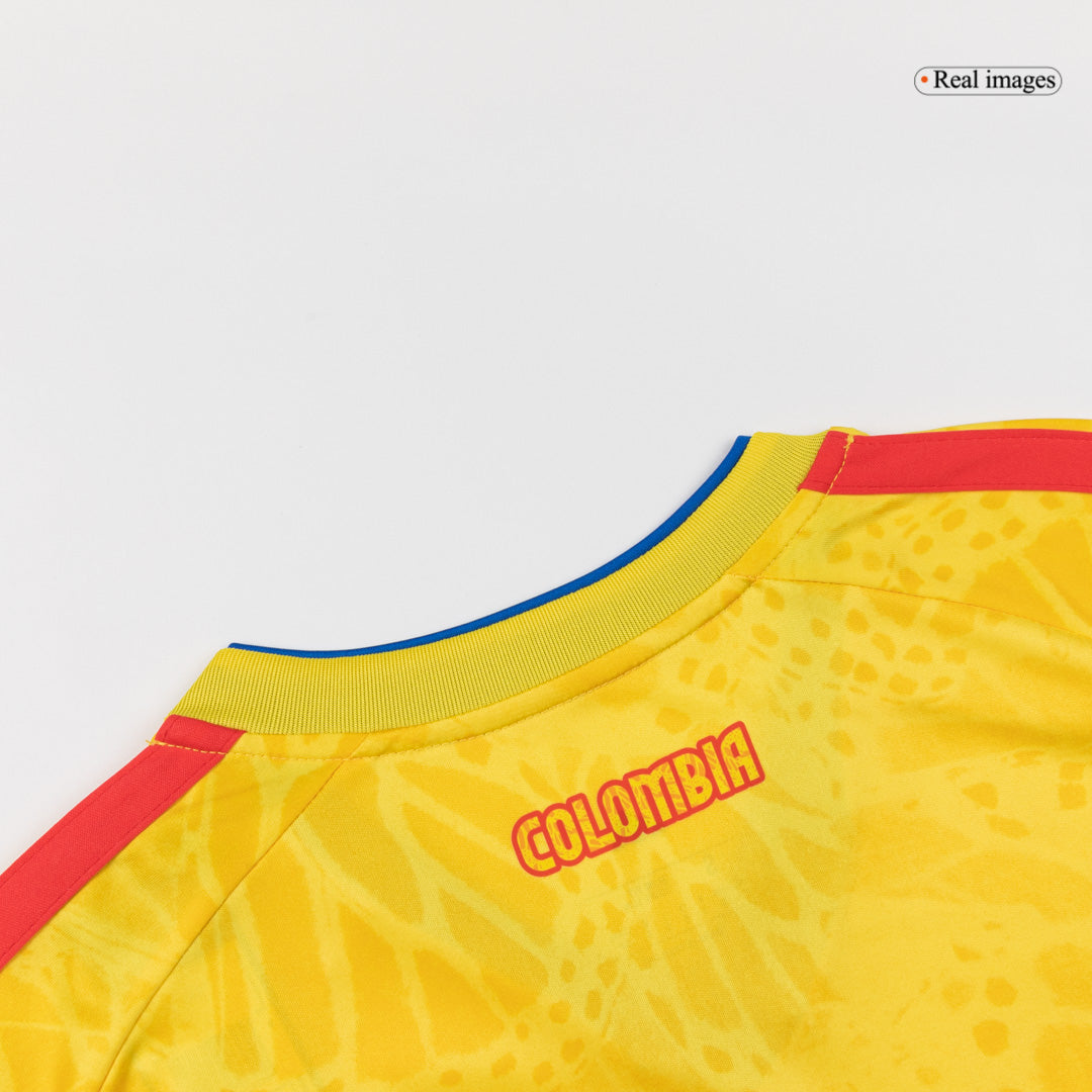 Colombia Tröja JAMES #10 2026 Hemma Gul