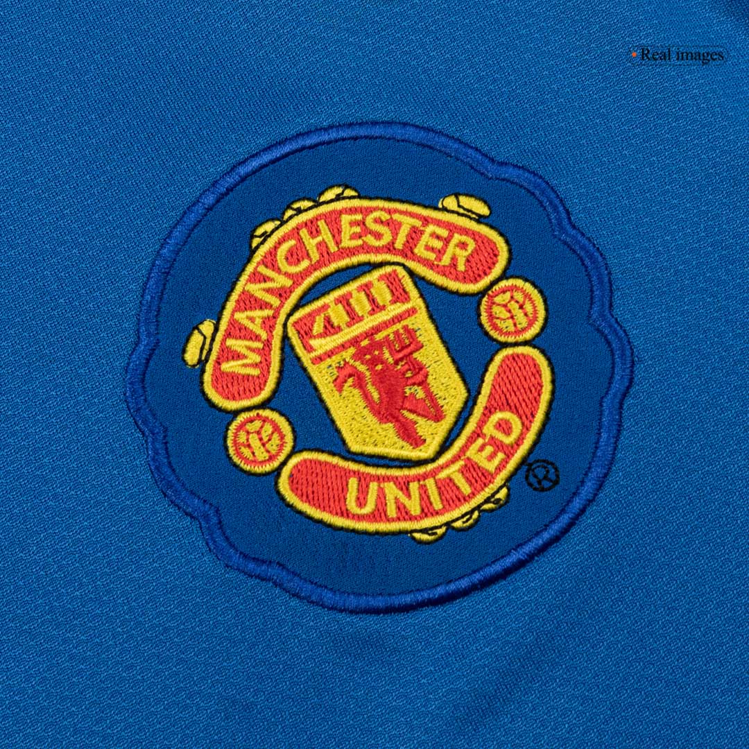 Manchester United Tredjetröja 2008/09 Retro Tröja
 Blå