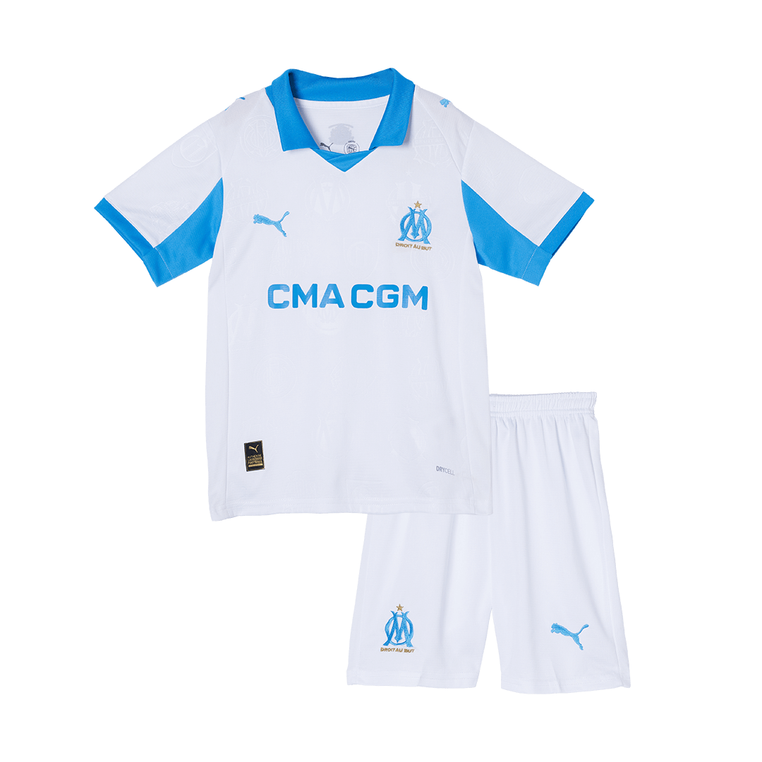 Marseille Tröja 2025/26 Hemma Vit Barn