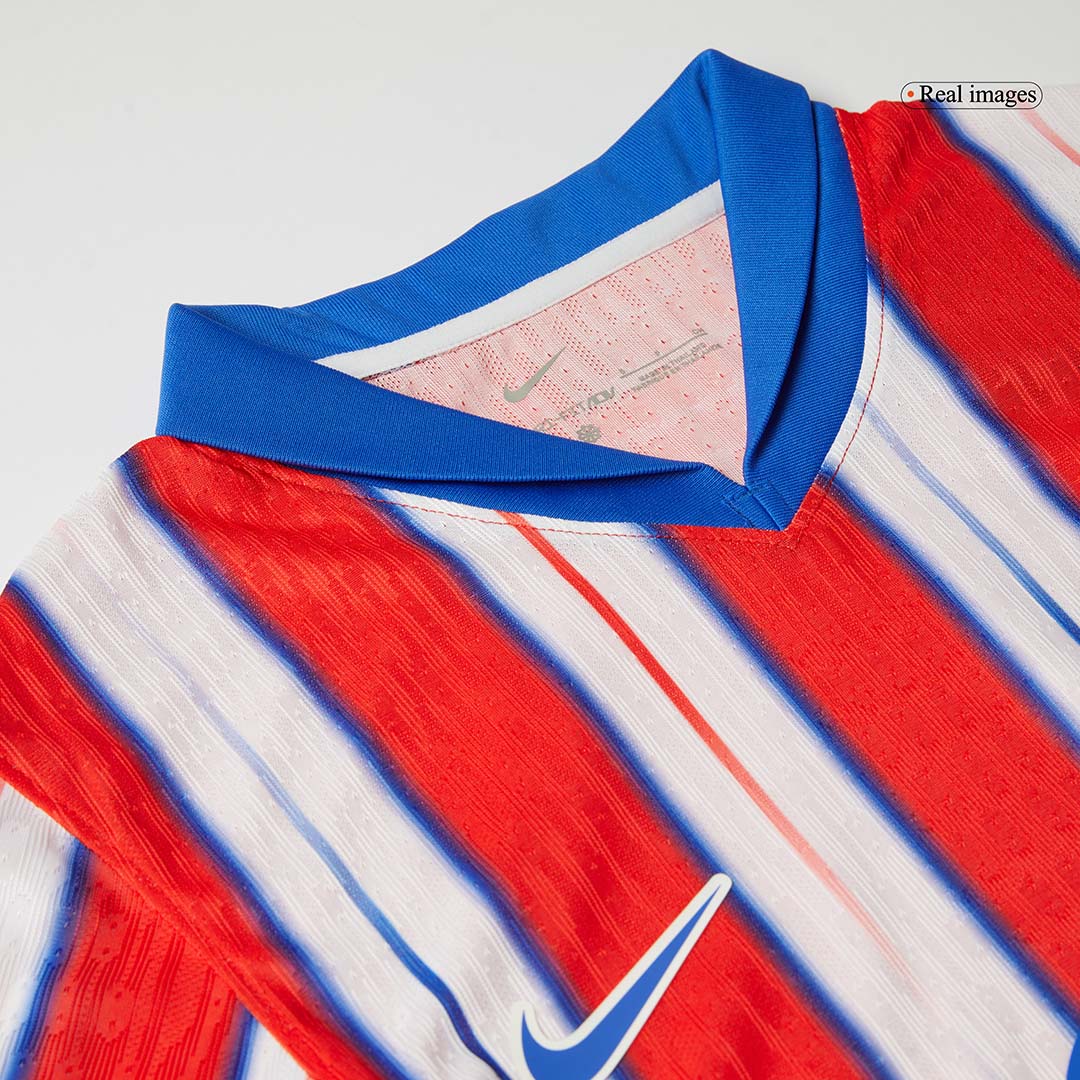 Atletico Madrid Tröja GRIEZMANN #7 2024/25 Hemma Autentisk Röd & Vit-10