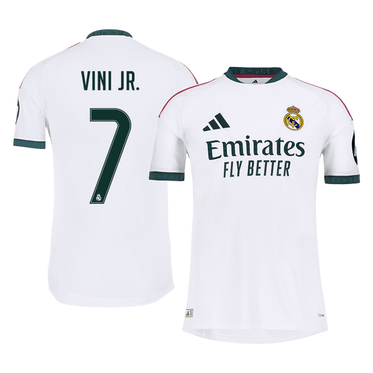 Real Madrid Tröja VINI JR. #7 2026/27 Hemma Autentisk Vit
