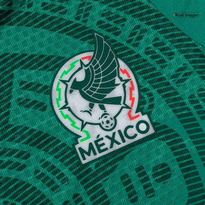 Mexiko Tröja 2026 Hemma Långärmad Grön-7