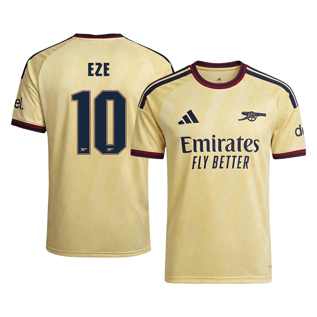 Arsenal Tröja EZE #10 2026/27 Tredje Autentisk Gul - UCL