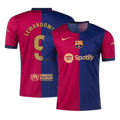 Barcelona Tröja GAVI #6 2024/25 Hemma Röd & Blå