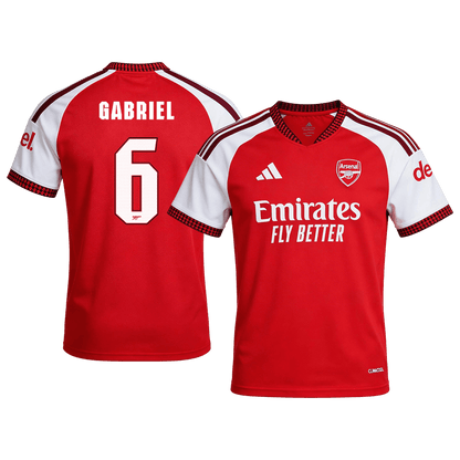 Arsenal Tröja GABRIEL #6 2026/27 Hemma Röd - UCL