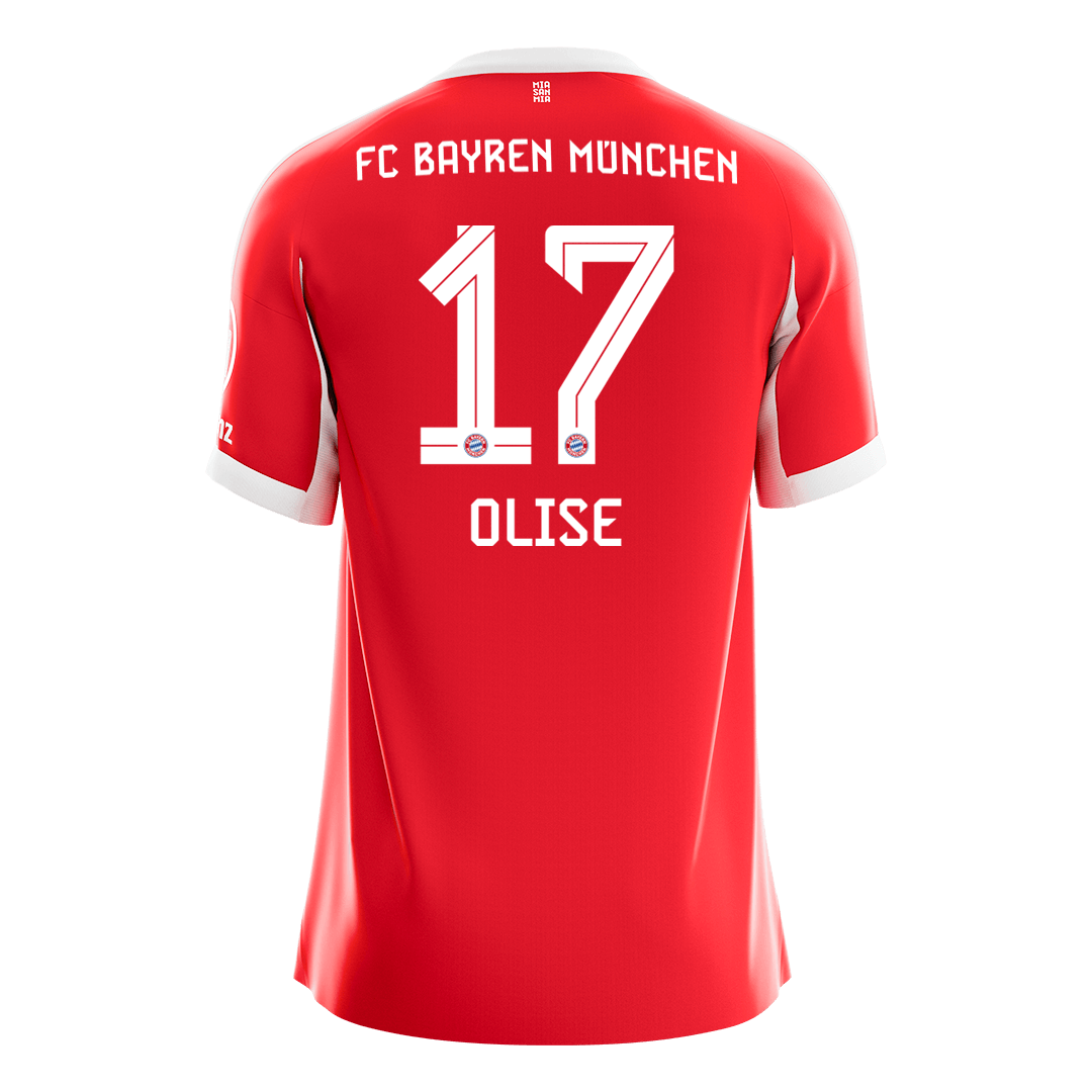 OLISE #17 Bayern Munich Tröja 2025/26 Hemma Premium Röd-10