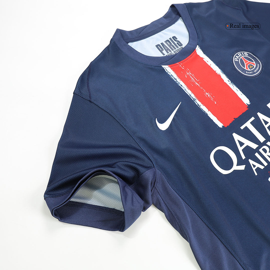 PSG Tröja MBAPPÉ #7 2024/25 Hemma Mörkblå