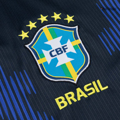 Brasilien Tröja VINI JR. #7 2026 Borta Mörkblå-6