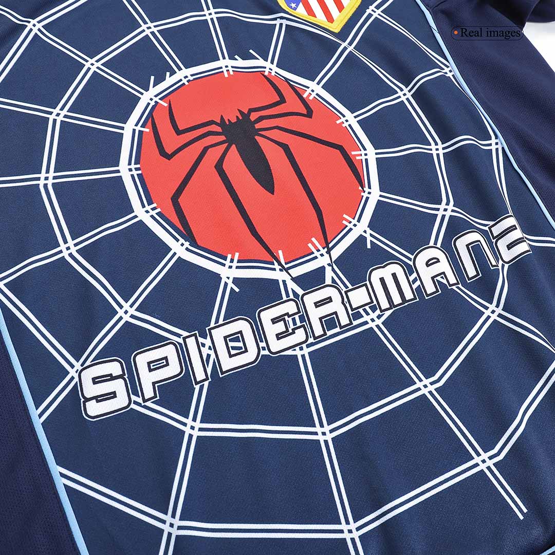 Atletico Madrid Bortatröja 2004/05 Retro Tröja
 Mörkblå
