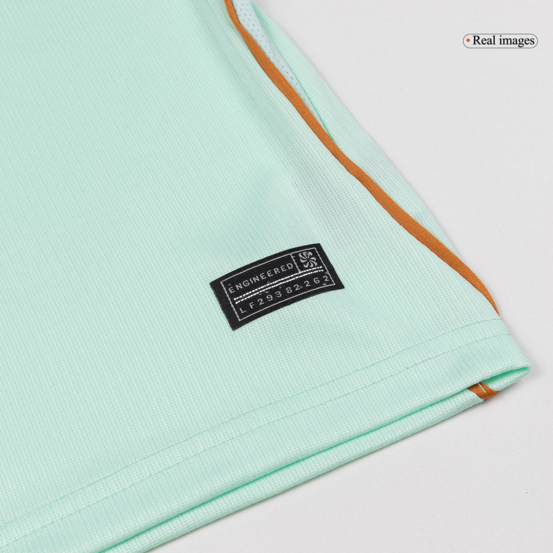 Frankrike Tröja 2026 Borta Mint Green Barn-6