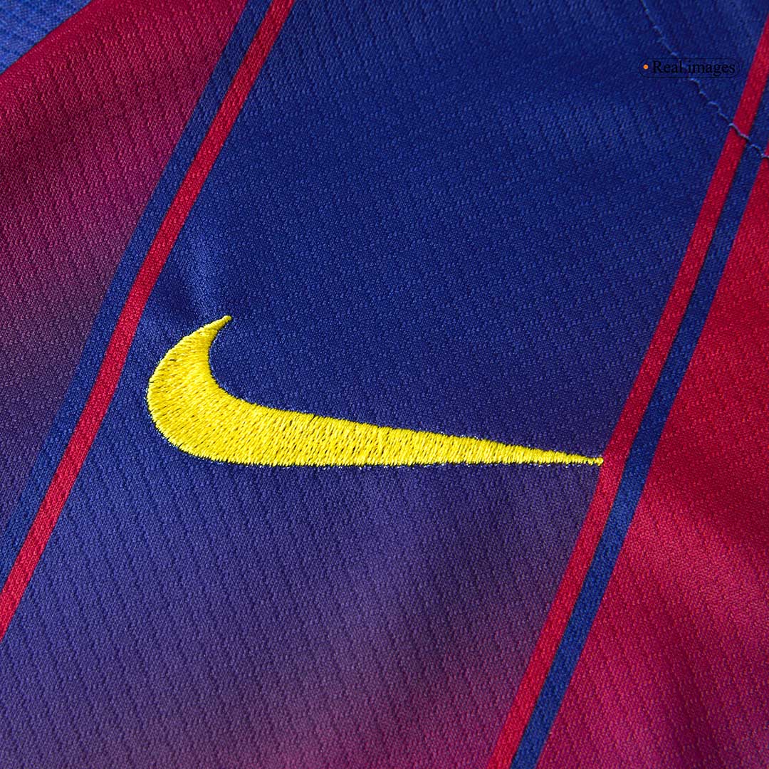 Barcelona Tröja 2025/26 Hemma Röd & Blå Barn Premium-8