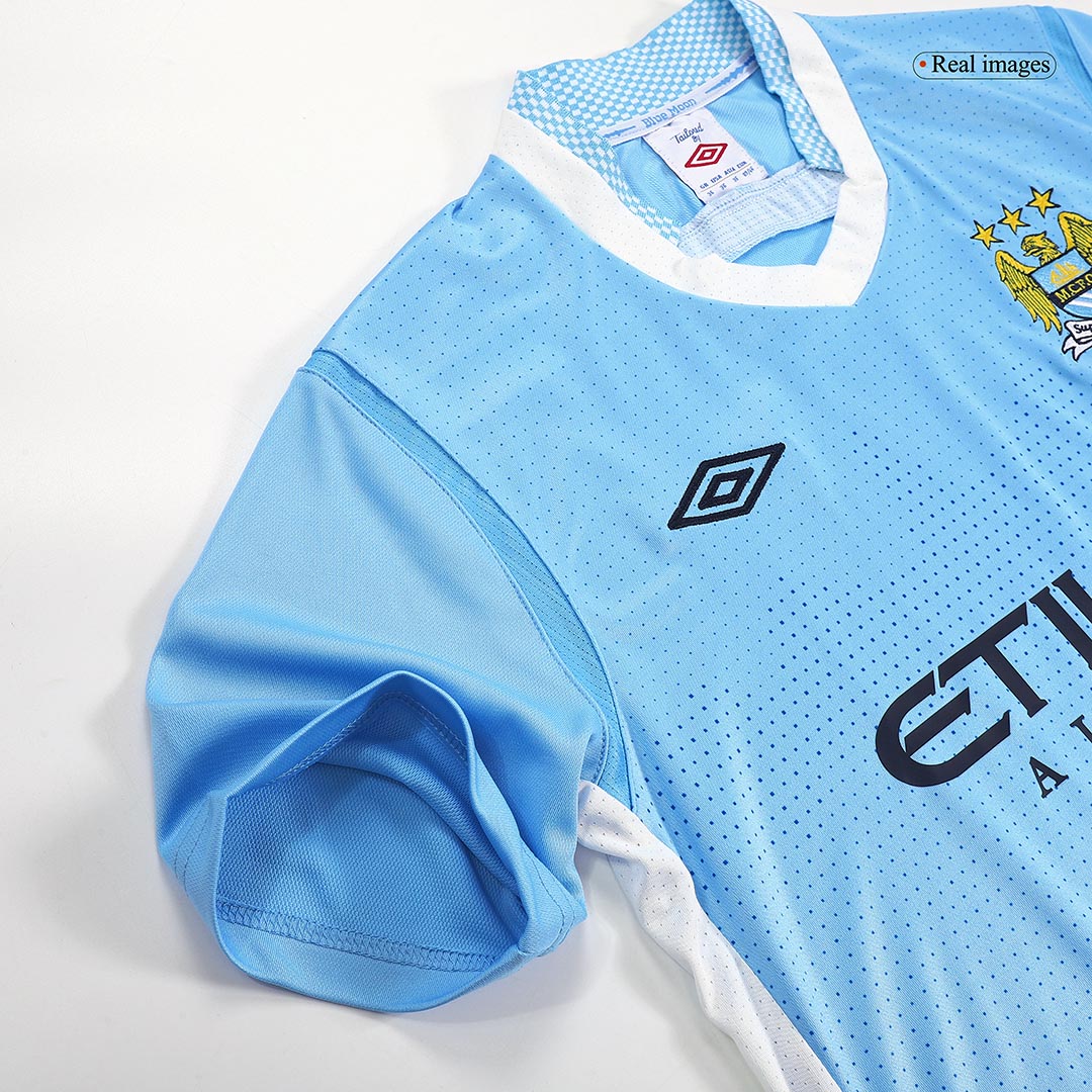 Manchester City Hemmatröja 2011/12 Retro Tröja
 Blå