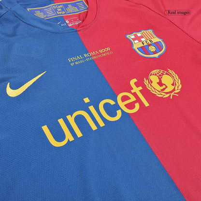 MESSI #10 Barcelona Hemmatröja 2008/09 Retro Tröja
 - UCL Final-7