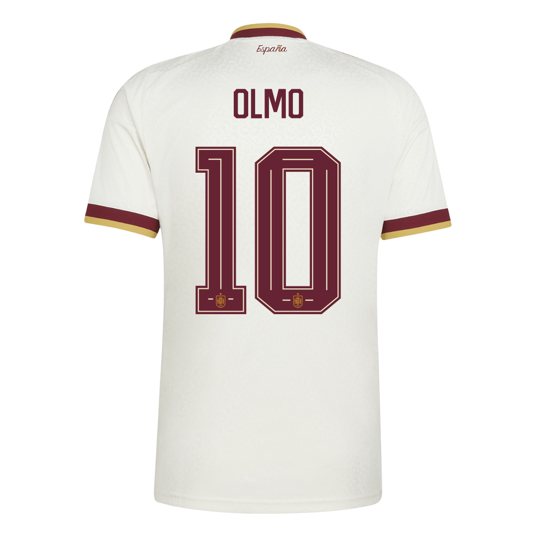 Spanien Tröja OLMO #10 2026 Borta Vit
