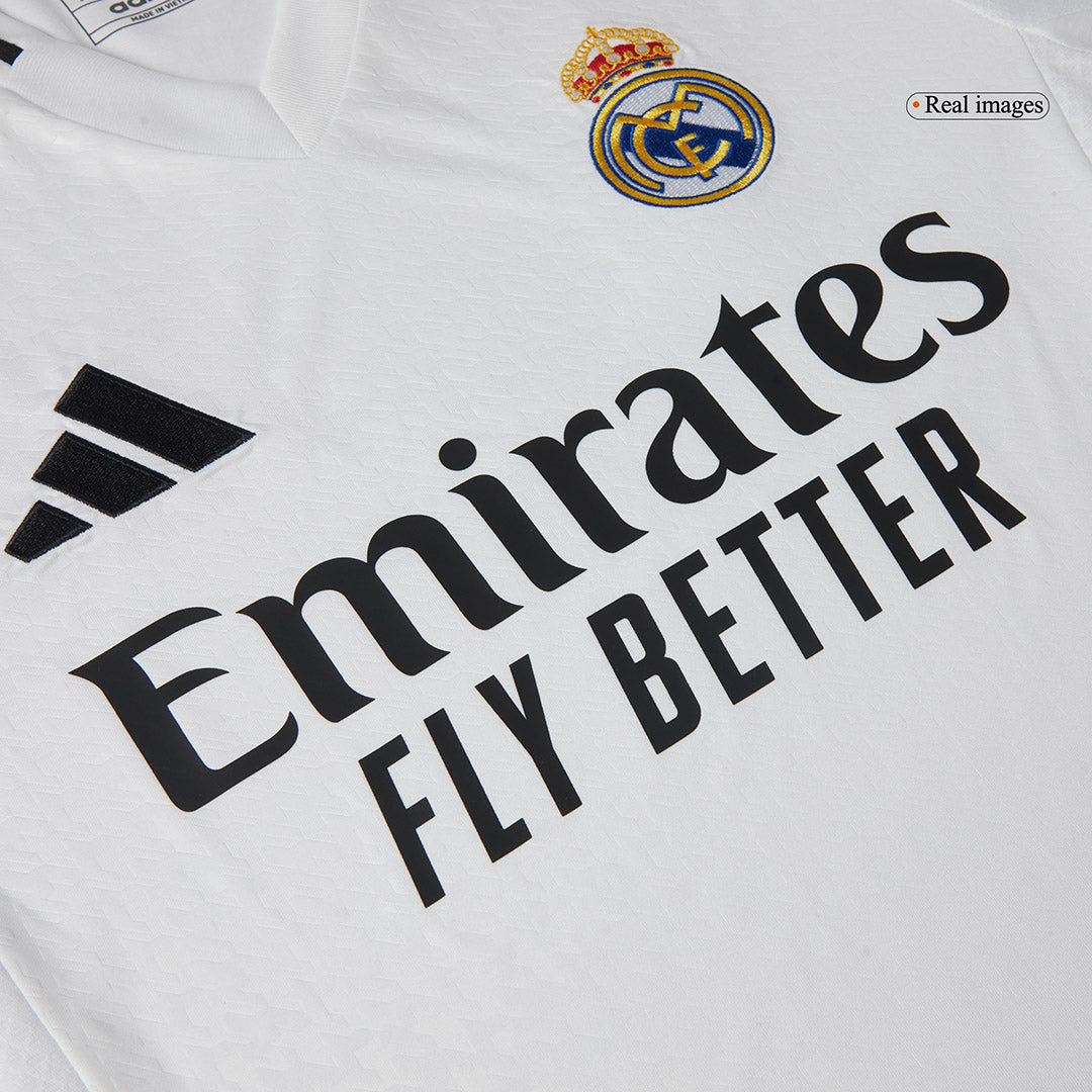 Real Madrid Tröja KROOS #8 2024/25 Hemma Vit-6