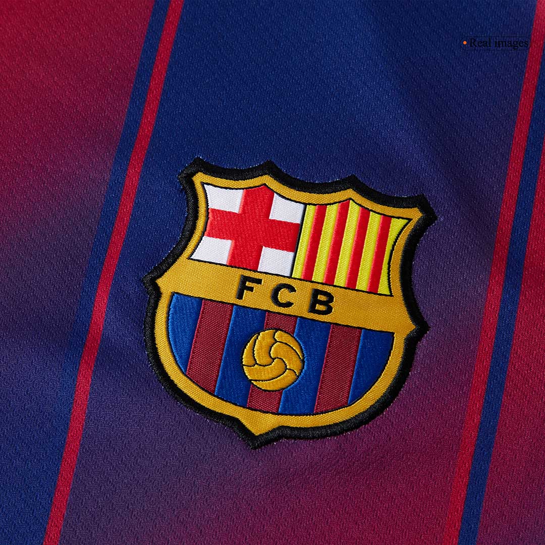 ROONY #19 Barcelona Tröja 2025/26 Hemma Premium Röd & Blå