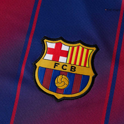 ROONY #19 Barcelona Tröja 2025/26 Hemma Premium Röd & Blå-8