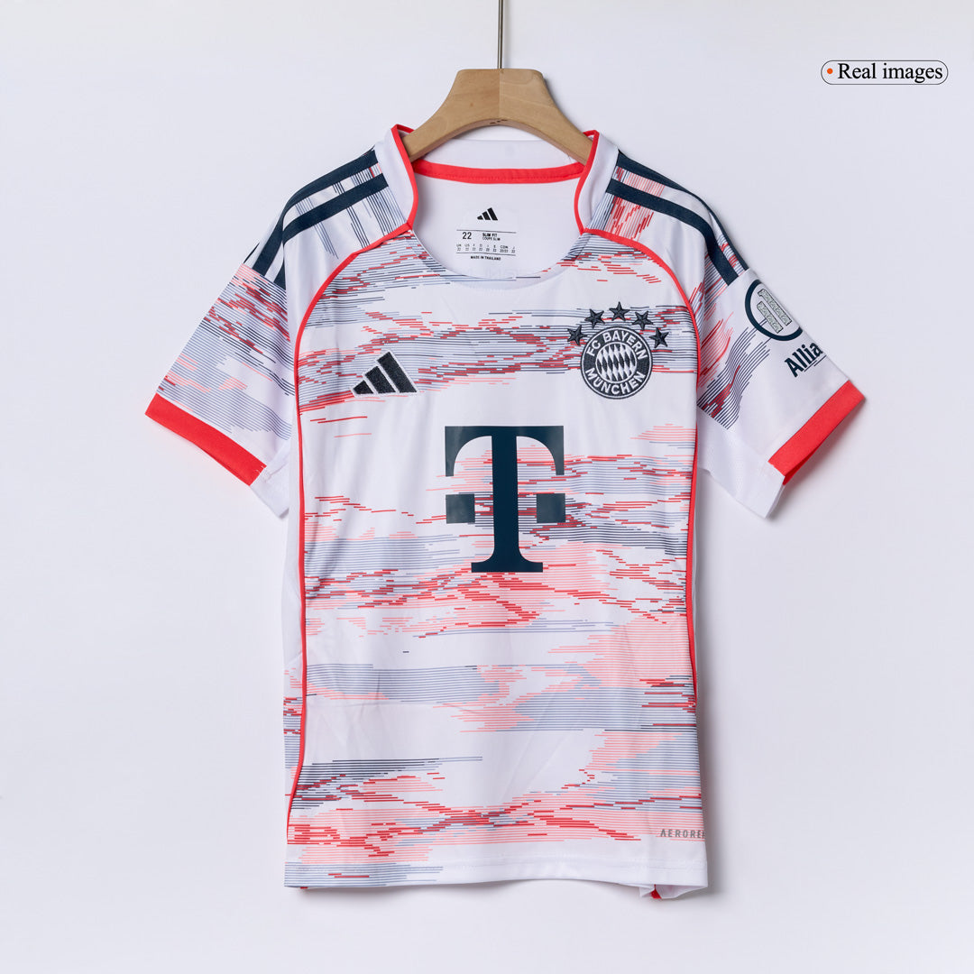 Bayern Munich Tröja 2025/26 Borta Vit Barn-15