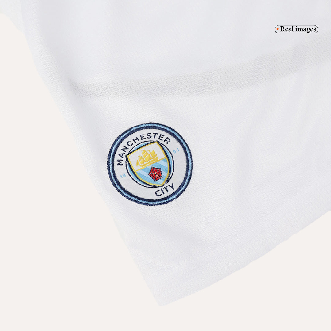 Manchester City Tröja 2024/25 Hemma Blå Barn-3