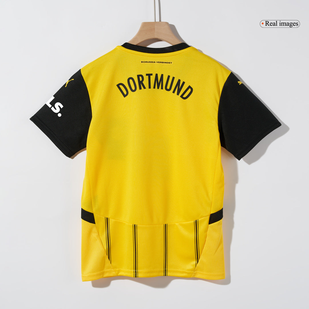 Borussia Dortmund Tröja 2024/25 Hemma Gul Barn-14