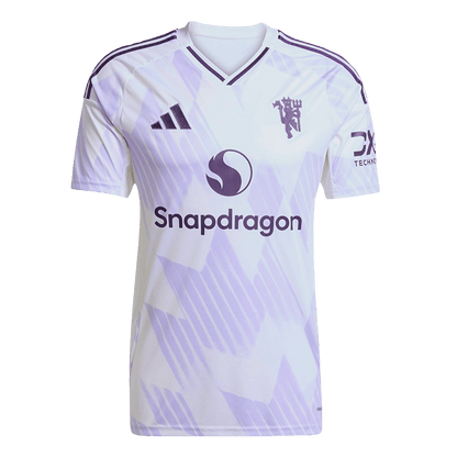 Manchester United Tröja MOUNT #7 2025/26 Borta Vit-11