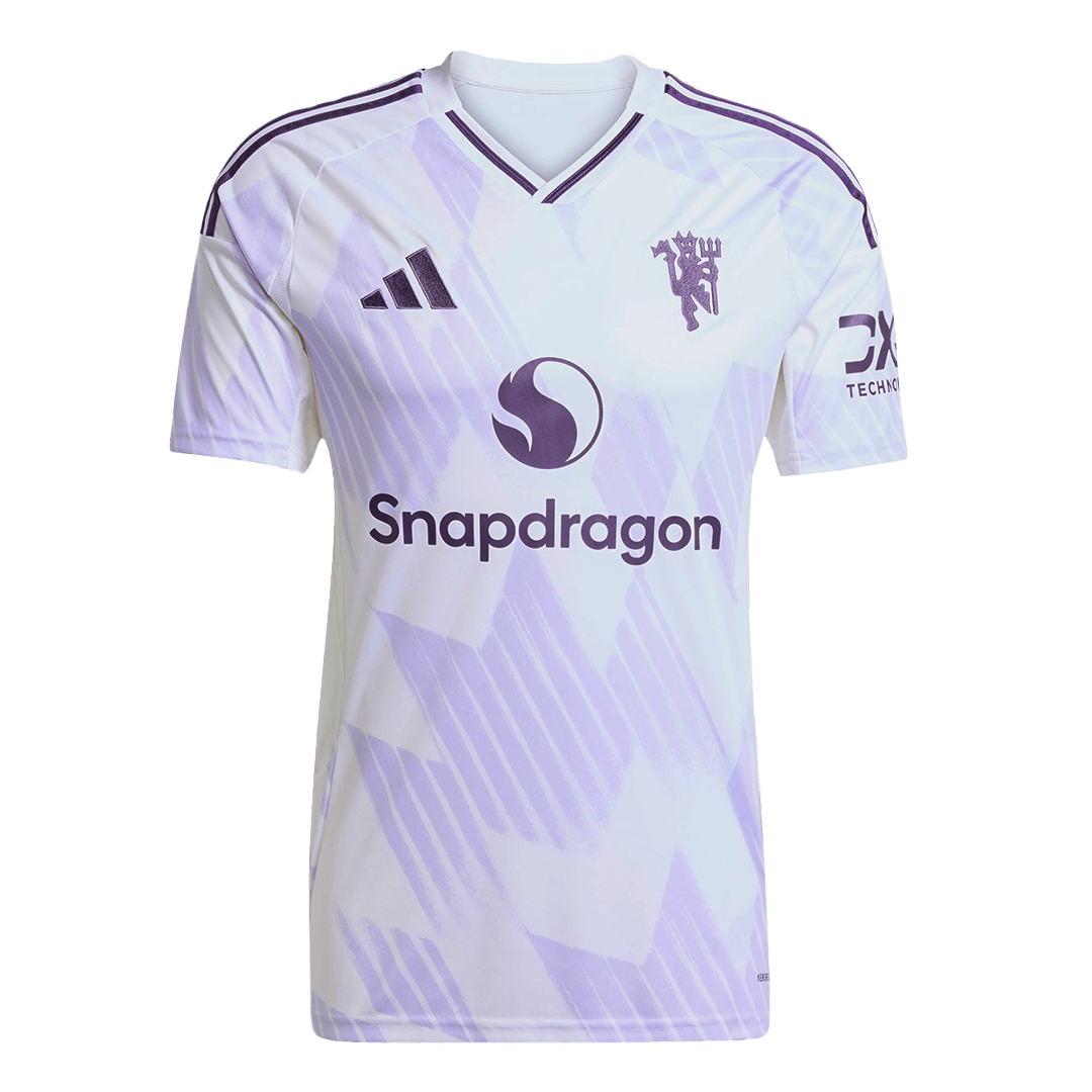 Manchester United Tröja B.FERNANDES #8 2025/26 Borta Vit