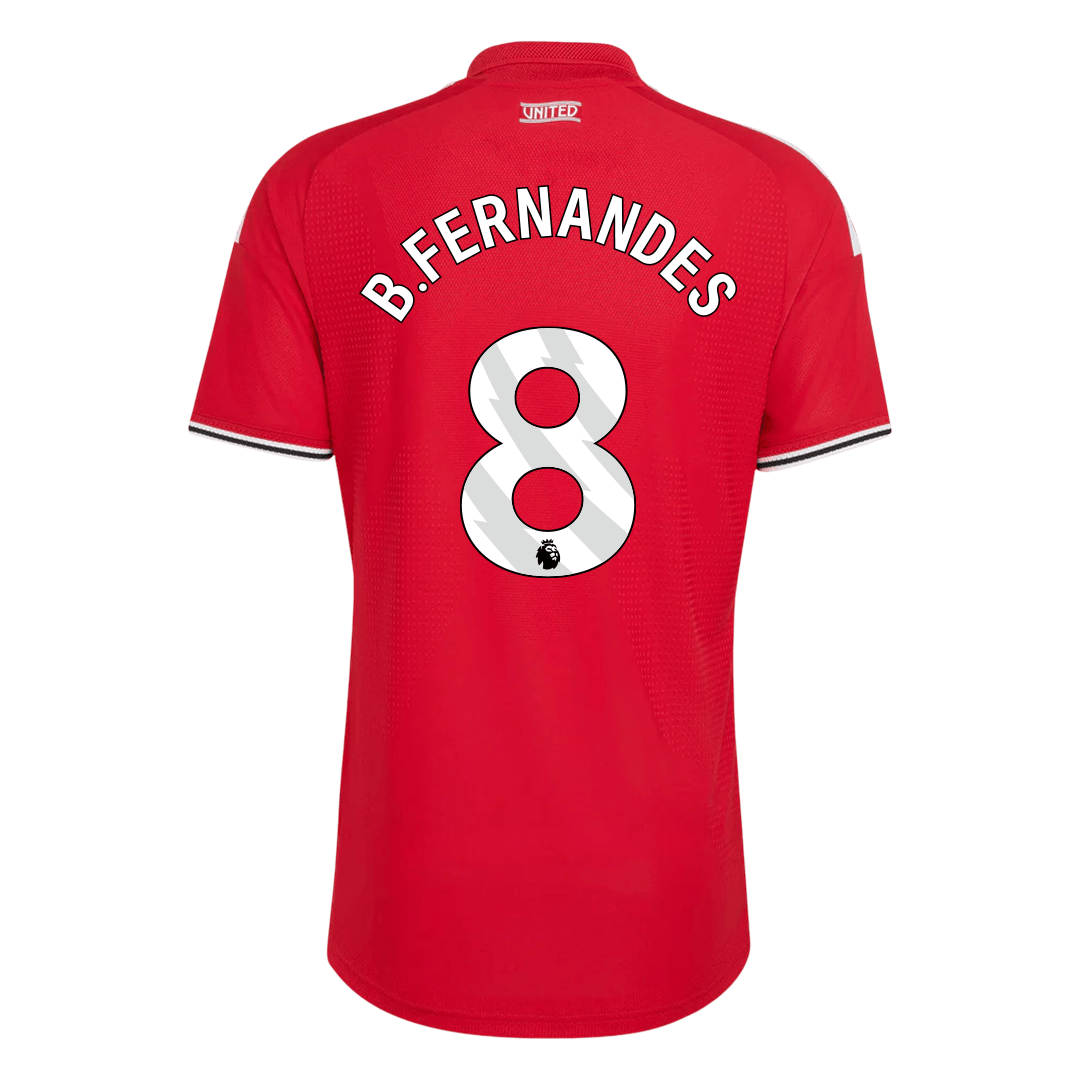 Manchester United Tröja B. FERNANDES #8 2026/27 Hemma Autentisk Röd