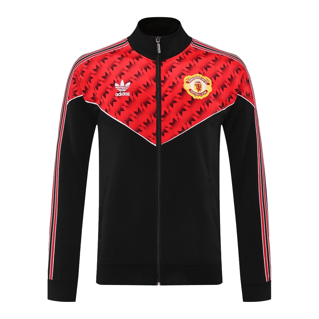 Manchester United Träningsset (Jacka+Byxor) 2025/26 Röd & Svart-24