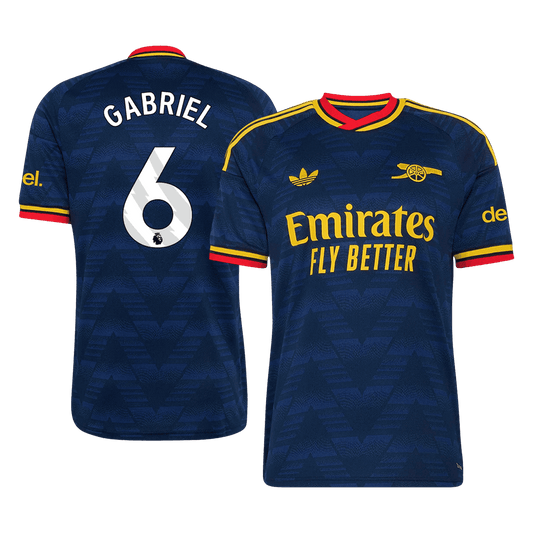 Arsenal Tröja GABRIEL #6 2026/27 Borta Mörkblå