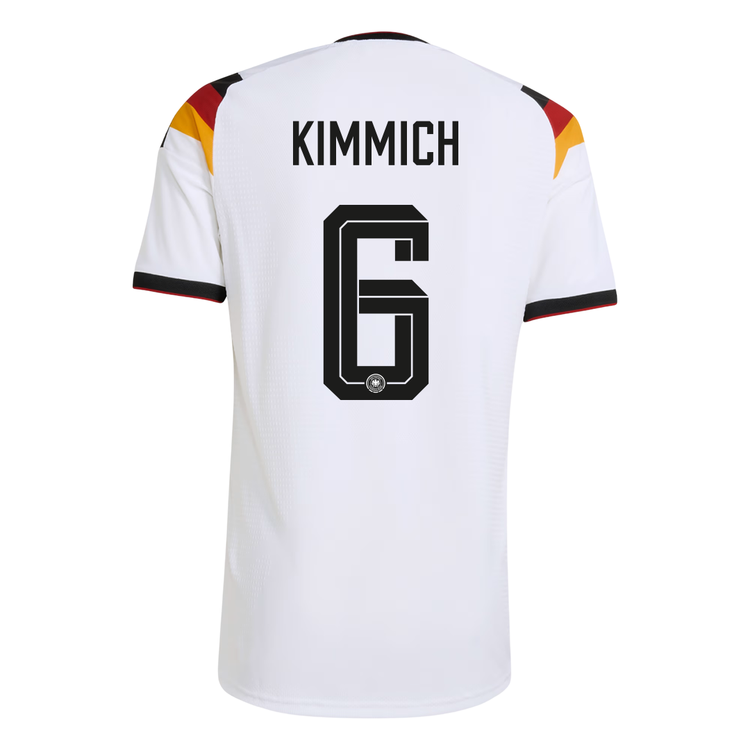 Tyskland Tröja KIMMICH #6 2026 Hemma Autentisk Vit-8