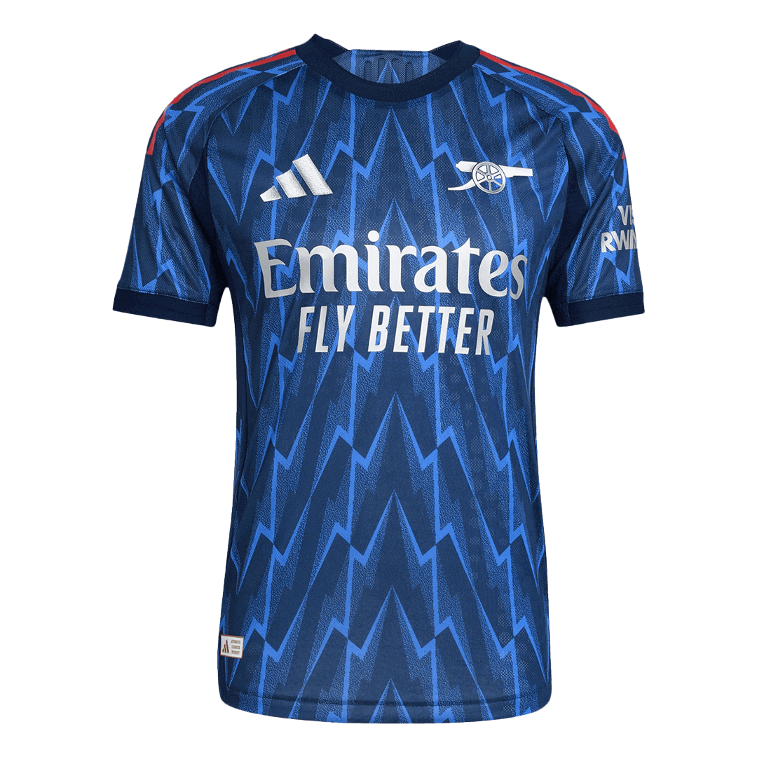 Arsenal Tröja ØDEGAARD #8 2025/26 Borta Blå-10