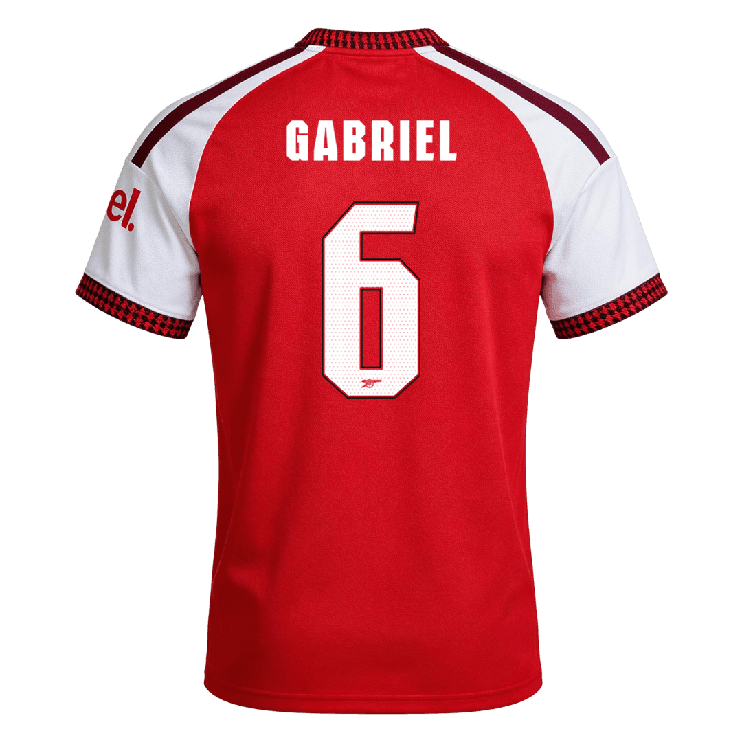 Arsenal Tröja GABRIEL #6 2026/27 Hemma Röd - UCL