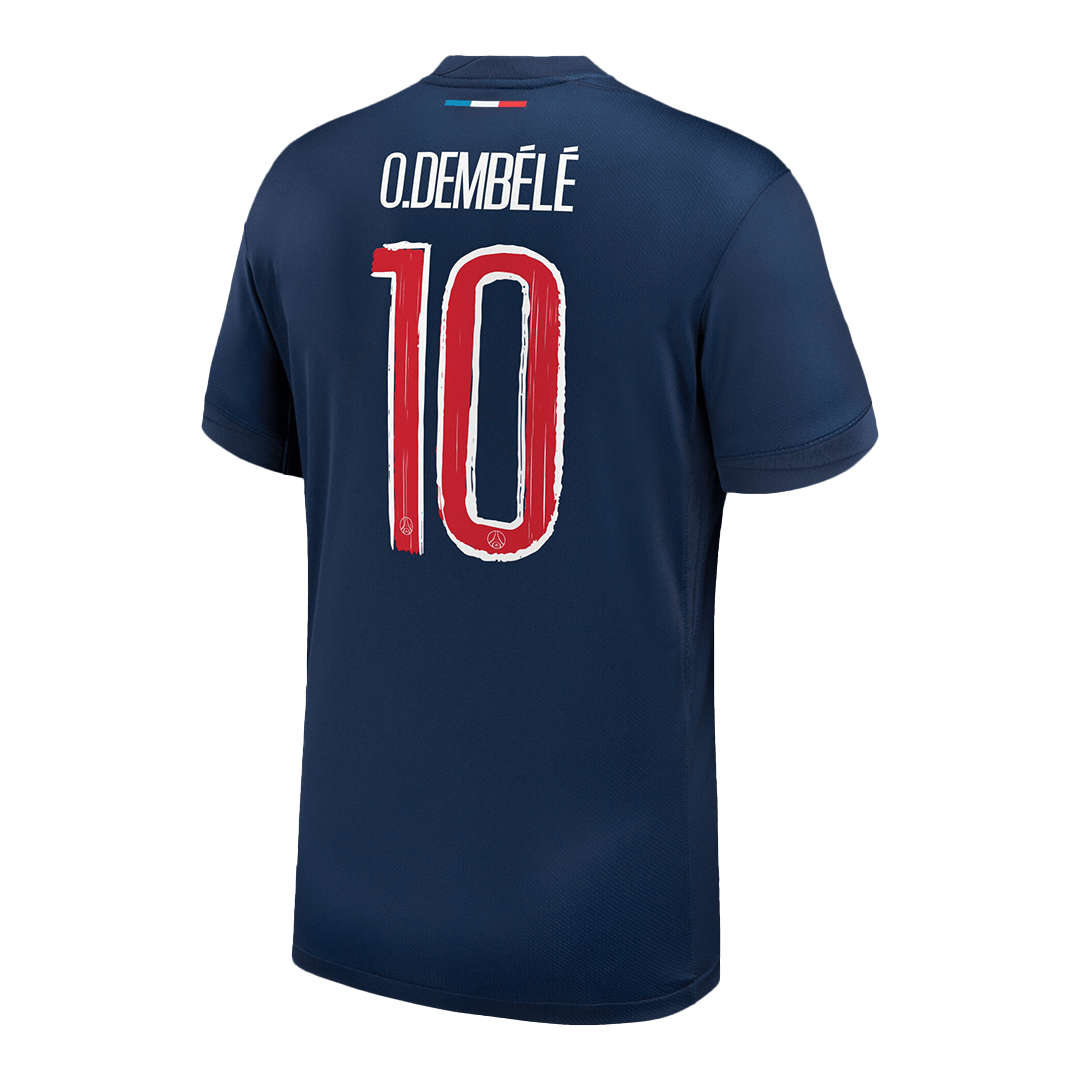 PSG Tröja O.DEMBÉLÉ #10 2024/25 Hemma Mörkblå - UCL
