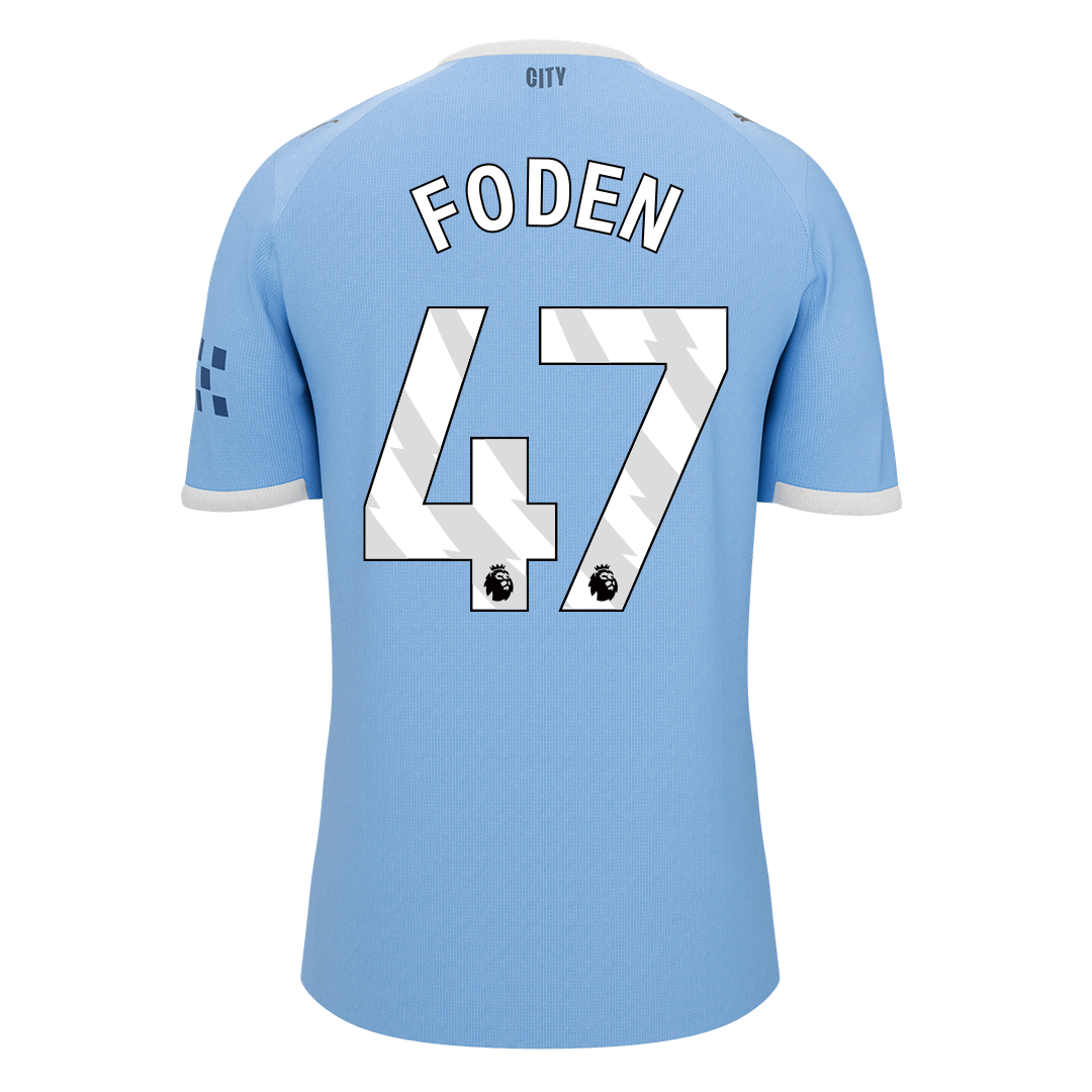 FODEN #47 Manchester City Tröja 2025/26 Hemma Premium Blå-10