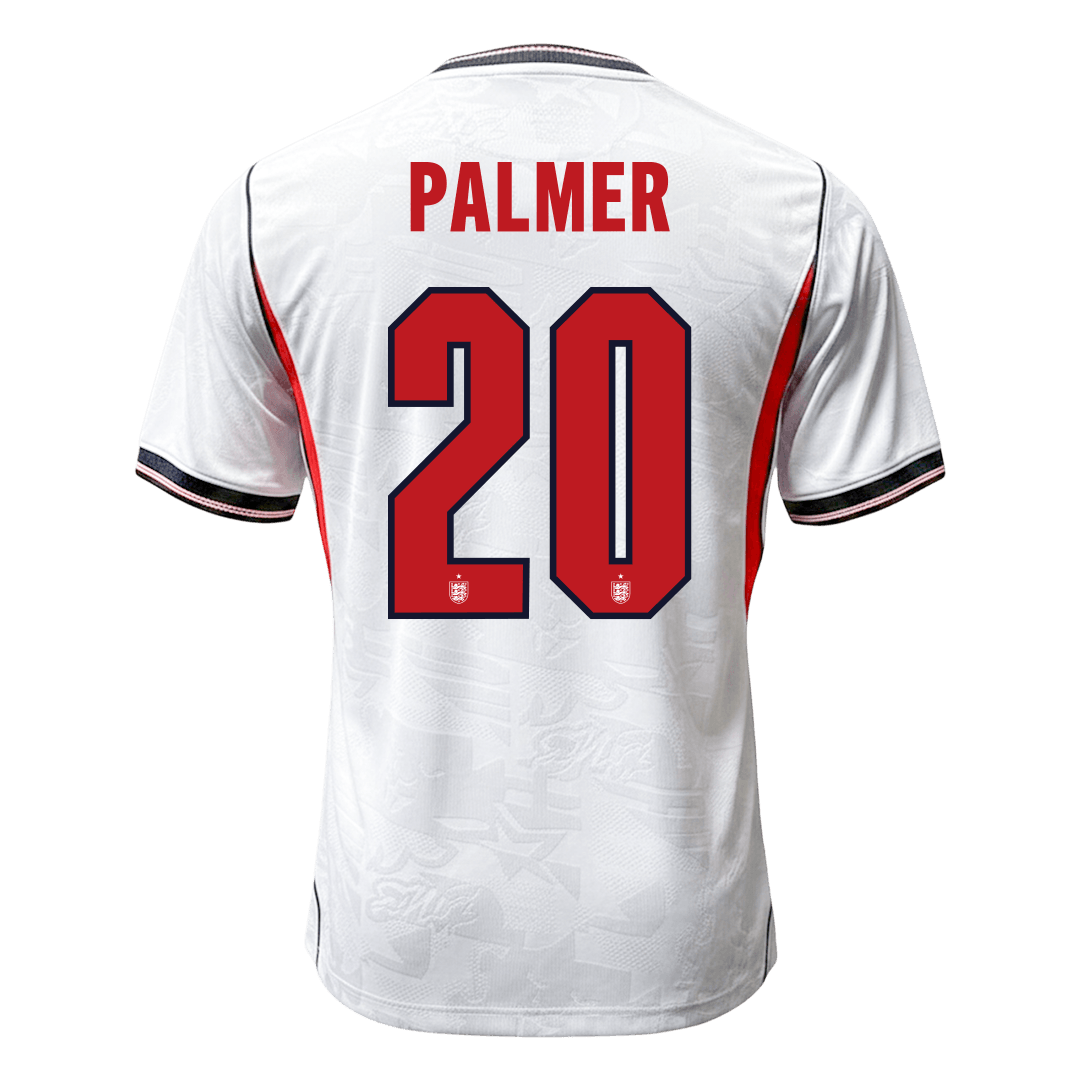 England Tröja PALMER #20 2026 Hemma Autentisk Vit-9