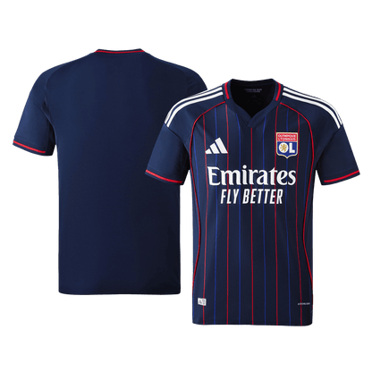 Olympique Lyonnais Tröja 2025/26 Borta Autentisk Mörkblå-9