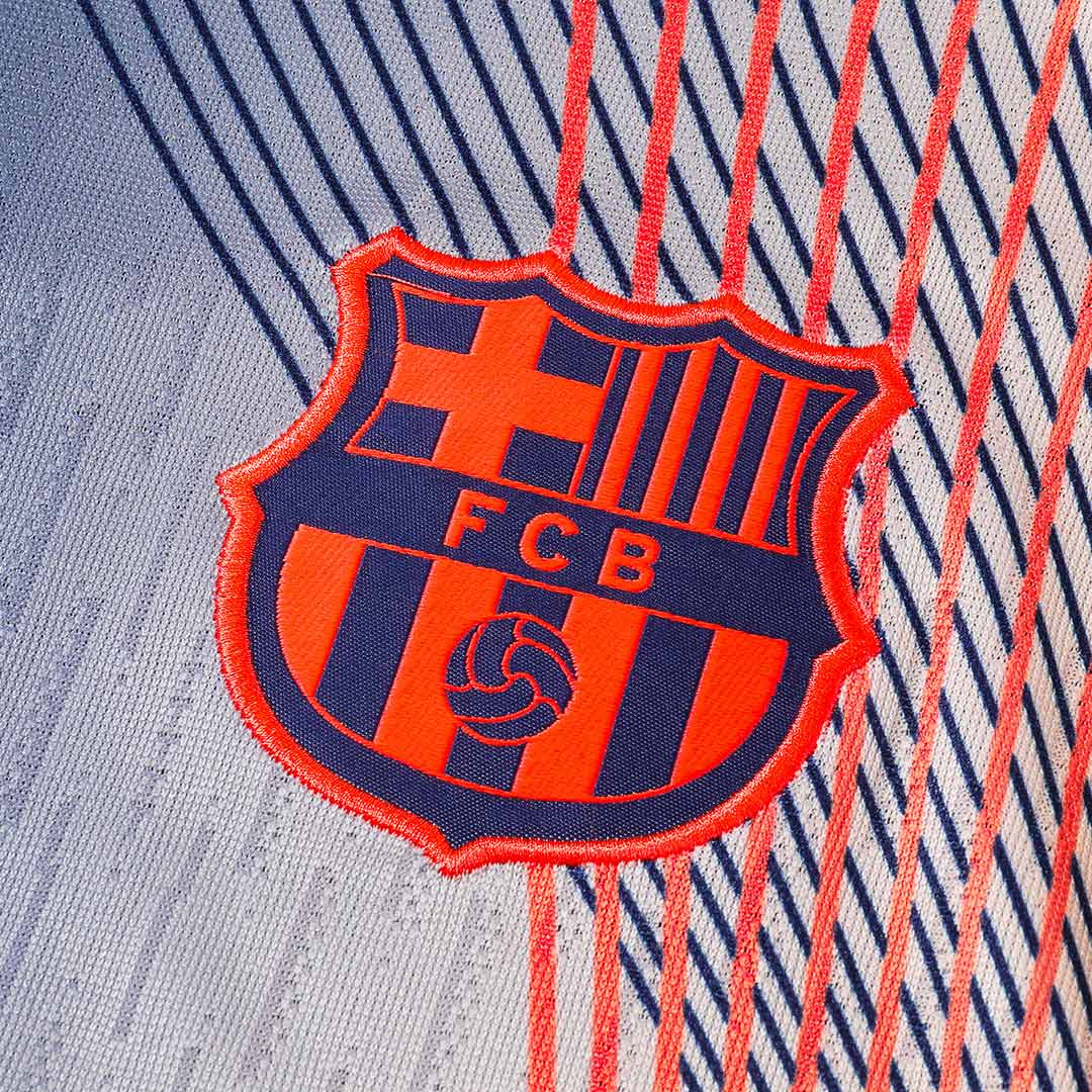 Barcelona Träningsställ 2025/26 Svart och orange-17